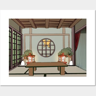 Japanese room Posters and Art